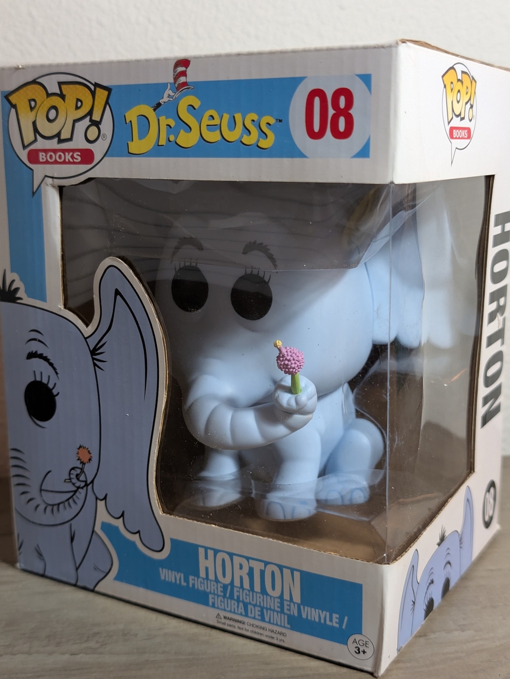 Funko Dr. Seuss Horton Pop! Vinyl Figure - Light Blue with Pink Flower